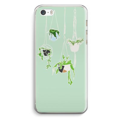 Hang In There: iPhone 5 / 5S / SE Transparant Hoesje