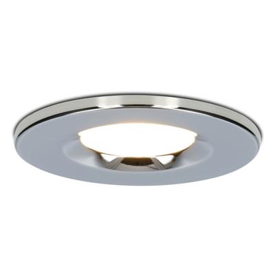 Venezia LED inbouwspot - 6 Watt 650 lumen - 2700K warm wit - Dimbaar - Rond - IP65 waterdicht - Chroom - Voor binnen, buiten en badkamer Venezia LED inbouwspot - 6 Watt 650 lumen - 2700K warm wit - Dimbaar - Rond - IP65 waterdicht - Chroom - Voor binnen, buiten en badkamer
