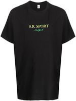 Sporty & Rich t-shirt à logo imprimé - Noir - thumbnail