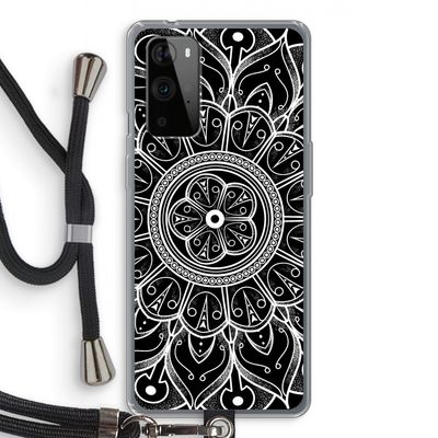 Roses Are Red: OnePlus 9 Pro Transparant Hoesje met koord