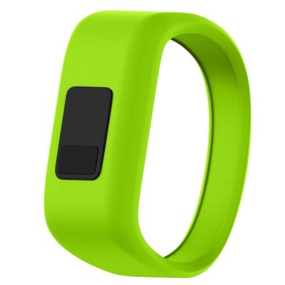 Siliconen sport polsband voor Garmin Vivofit JR maat: Small (cyaan)