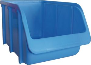 Hunersdorff Magazijnbak | L242/203xB146xH127mm | PP blauw | stapelbaar | 26 stuks - 673300 673300