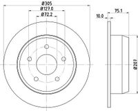 Remschijf 8DD355108611