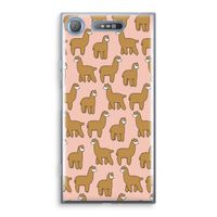 Alpacas: Sony Xperia XZ1 Transparant Hoesje