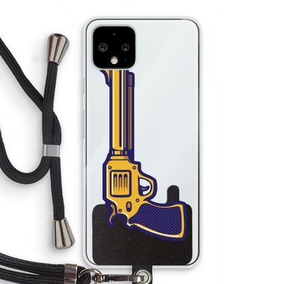 Pew Pew Pew: Pixel 4 Transparant Hoesje met koord