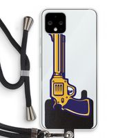 Pew Pew Pew: Pixel 4 Transparant Hoesje met koord