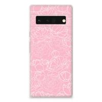 Google Pixel 6 Pro | TPU Case | White Flowers