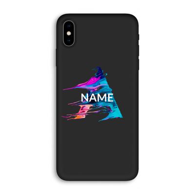 Abstract Spectrum: iPhone XS Max Biologisch afbreekbaar hoesje