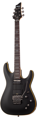 Schecter Demon-6 FR S, Black Satin