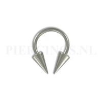 Circulair barbell 1.2 mm spitse cones 10 mm
