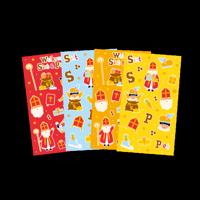 Stickers Sint & Piet Cartoon Vigo