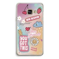 Positivity: Samsung A3 (2017) Transparant Hoesje Positivity: Samsung A3 (2017) Transparant Hoesje