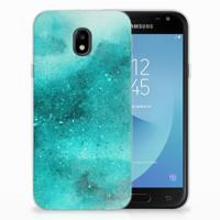 Smartphone hoesje Samsung Galaxy J3 2017 Painting Blue
