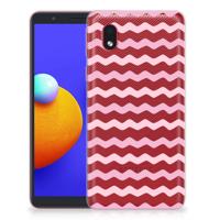 Samsung Galaxy A01 Core | TPU bumper | Waves Roze