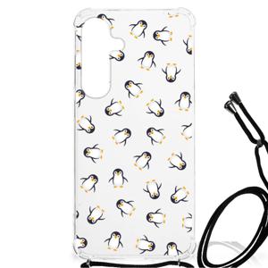 Doorzichtige Silicone Hoesje voor Samsung Galaxy S24 Plus Pinguïn