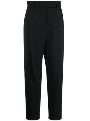 TOTEME pantalon Deep Pleat en laine - Noir
