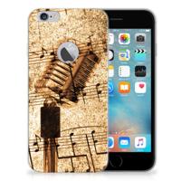 Apple iPhone 6 Plus | 6s Plus | Siliconen hoesje | met foto Bladmuziek