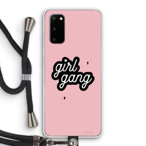Girl Gang: Samsung Galaxy S20 Transparant Hoesje met koord