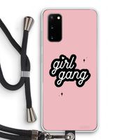 Girl Gang: Samsung Galaxy S20 Transparant Hoesje met koord