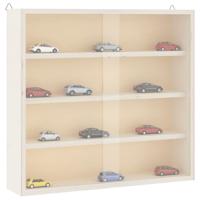Houten verzamelvitrine met deuren 40x8,5x37 cm