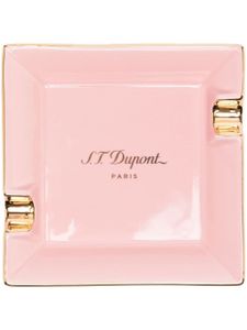 S.T. Dupont petit cendrier à design carré - Rose