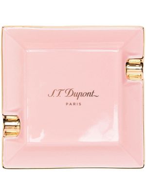 S.T. Dupont petit cendrier à design carré - Rose