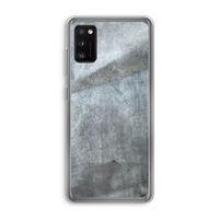 Grey Stone: Samsung Galaxy A41 Transparant Hoesje Grey Stone: Samsung Galaxy A41 Transparant Hoesje
