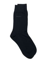 BOSS chaussettes à logo imprimé - Noir