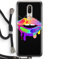 Lip Palette: OnePlus 6 Transparant Hoesje met koord