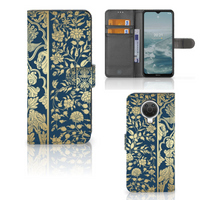 Nokia G10 | G20 Hoesje Beige Flowers - thumbnail