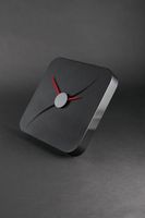 Sigel SI-WU131 Wandklok Artetempus Kada Black Met Quartz Uurwerk