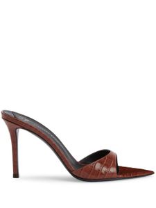 Giuseppe Zanotti sandales Intriigo 90 mm en cuir - Marron