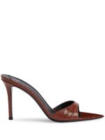 Giuseppe Zanotti sandales Intriigo 90 mm en cuir - Marron