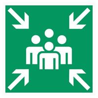 Pictogram Verzamelplaats bij calamiteit