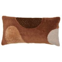 Kussen Canazei terra bruin zand 60x30