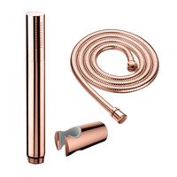 Best design Lyon handdoucheset met staaf handdouche doucheslang en handdouchehouder rosé goud mat sw353548/sw353559/sw452703/