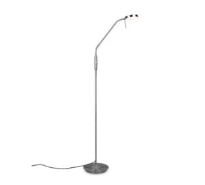 TRIO TR423310107 vloerverlichting Niet-verwisselbare lamp(en) 12 W LED Nikkel
