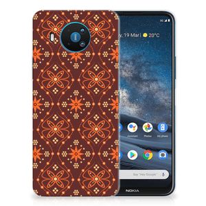 Nokia 8.3 TPU bumper Batik Brown