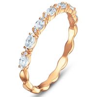 Swarovski 5366576 Ring Vittore rosékleurig Maat 58