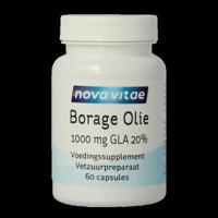 Nova Vitae Borage olie 1000mg GLA 20% 60 Capsules