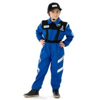 Ruimte Commandant Outit Kind Blauw