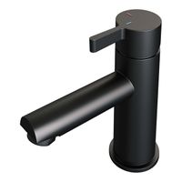 Brauer BlackEdition Wastafelmengkraan opbouw - laag - model E mat zwart 5-S-001-HD1