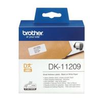 Brother adreslabel klein 62x29mm wit