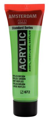 Royal Talens Amsterdam Standard Series Acrylverf Tube 20 ml - Reflexgroen 672