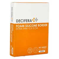 Decifera Foam Silicone Border Extra Thin 5x5cm