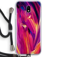 Phoenix: Samsung Galaxy J3 (2017) Transparant Hoesje met koord