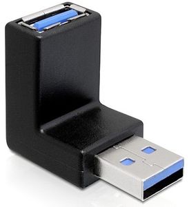 Delock 65340 Adapter USB 3.0 male-female schuin 270° verticaal