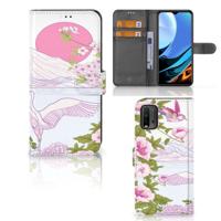 Xiaomi Redmi 9T | Poco M3 | Telefoonhoesje | Met pasjeshouder | Bird Standing