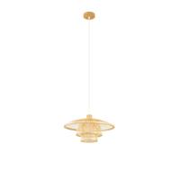 Plafondlamp DKD Home Decor Natuurlijk Bamboe 50 W 40 x 40 x 17 cm Plafondlamp DKD Home Decor Natuurlijk Bamboe 50 W 40 x 40 x 17 cm