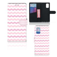Samsung Galaxy A02s | M02s | Telefoon Hoesje | Waves Roze Samsung Galaxy A02s | M02s | Telefoon Hoesje | Waves Roze